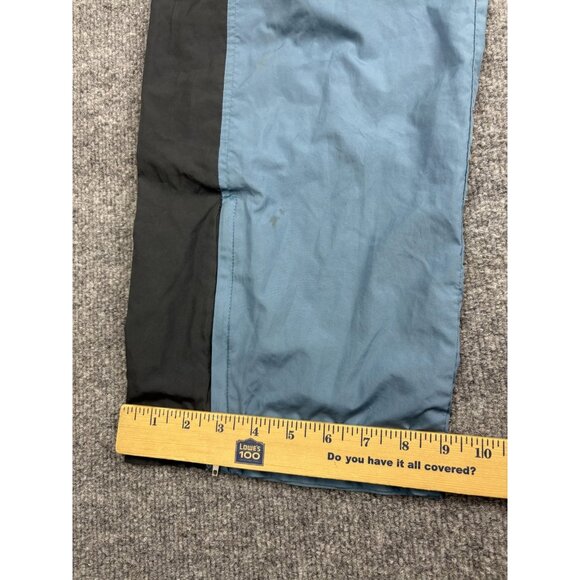 Nike Track Pants Womens Small Blue Black Wind Athletic Lined Elastic Waist - Picture 7 of 9